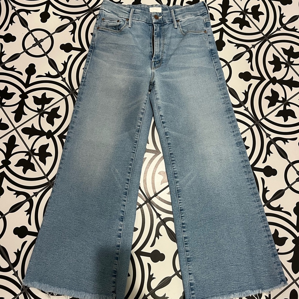 MOTHER Light Denim Flare Jeans